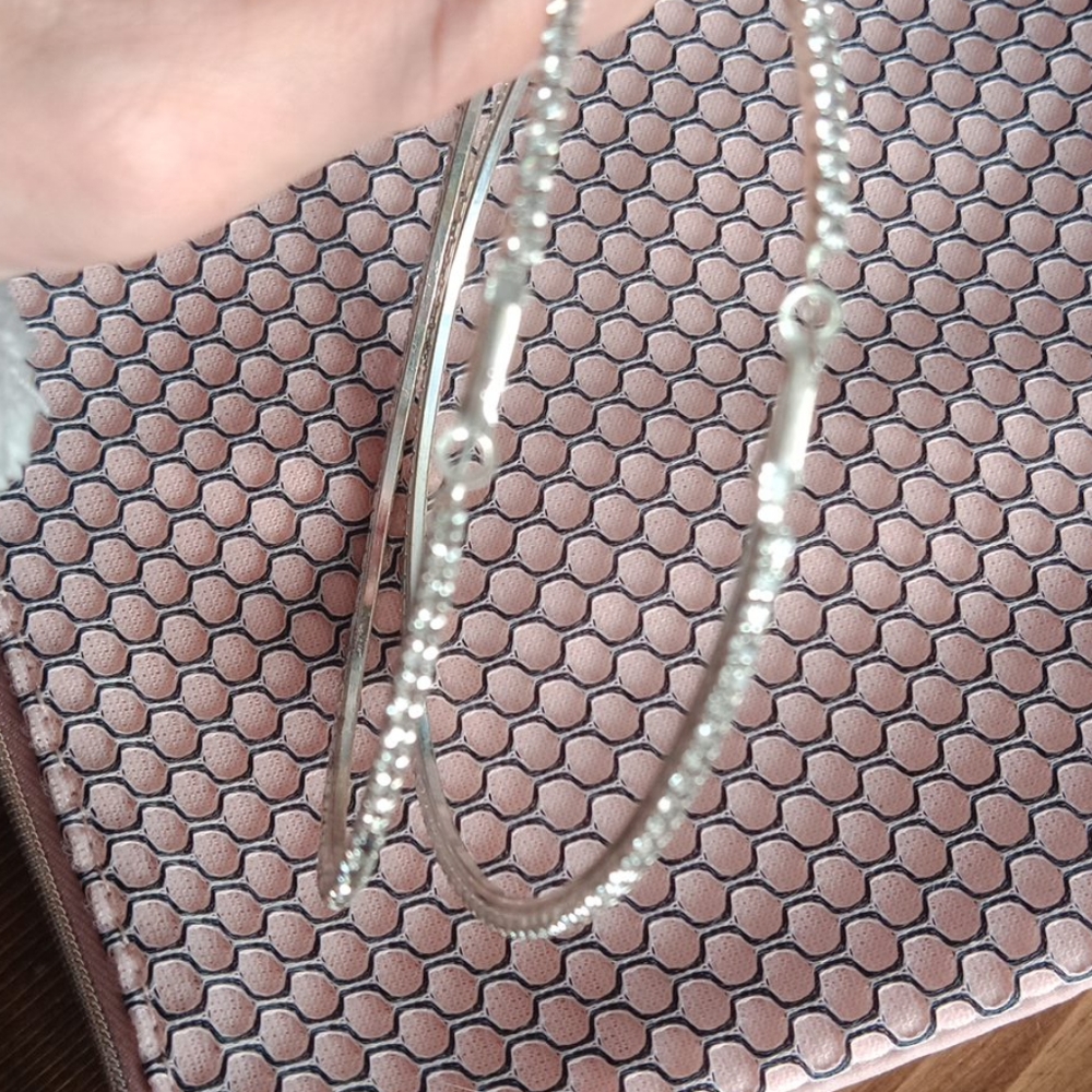 Large Rhinestone Hoops - image 2